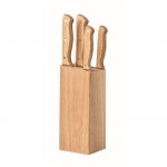 Set de couteaux personnalisable couleur bois