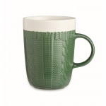 Mug publicitaire avec design tricot couleur vert