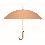 Parapluie personnalisé en liège couleur beige