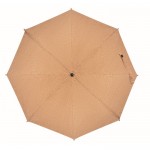 Parapluie personnalisé en liège couleur beige troisième vue