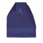 Serviette de golf anneau coton 350 g/m2 couleur bleu quatrième vue