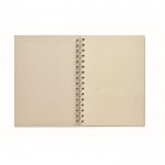 Carnet avec papier personnalisable éco couleur beige deuxième vue