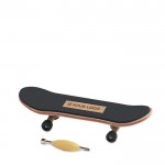 Mini skateboard promotionnel en bois pour les doigts  vue avec zone d'impression