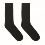 Paire de chaussettes de grande taille couleur noir première vue