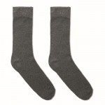 Paire de chaussettes de grande taille couleur gris foncé première vue