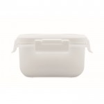 Grande boîte à lunch avec couverts couleur blanc cinquième vue