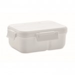 Grande boîte à lunch avec couverts couleur blanc sixième vue