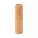 Stick à lèvres à la vanille en bambou couleur bois première vue