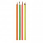 Crayons de couleur à colorier livrés dans une boîte couleur multicolore troisième vue