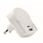 Chargeur rapide pour USB couleur blanc