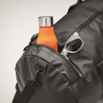 Bolsa de viaje de lona con base acolchada, asas y cinta couleur noir sixième vue photographique