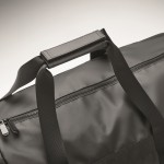 Bolsa de viaje de lona con base acolchada, asas y cinta couleur noir septième vue photographique