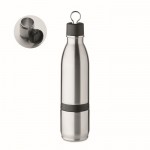 Botella térmica de acero inoxidable con vaso y tapa abatible 500ml couleur argenté mat