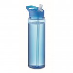 Botella de Tritan Renew™ antifugas con pajita para deporte 650ml couleur bleu deuxième vue