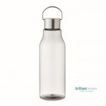 Botella de Tritan Renew™ antifugas con tapa con asa de acero 800ml couleur transparent