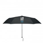Parapluie d'entreprise manuel pliant ultraléger et coupe-vent Ø50 vue avec zone d'impression