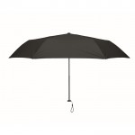 Paraguas plegable manual ultraligero y antiviento Ø50 couleur noir