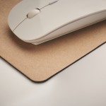 Alfombrilla para ratón de papel reciclado con base antideslizante couleur beige sixième vue photographique