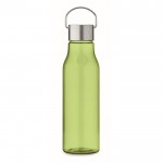 Botella reciclada RPET antifugas de colores llamativos 600ml couleur vert lime deuxième vue
