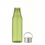 Botella reciclada RPET antifugas de colores llamativos 600ml couleur vert lime troisième vue