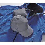 Gorra de béisbol de poliéster 190T reflectante talla 7 1/4 couleur argenté mat troisième vue d'ambiance