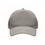 Gorra de béisbol de poliéster 190T reflectante talla 7 1/4 couleur argenté mat deuxième vue