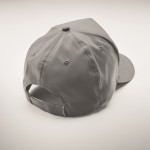 Gorra de béisbol de poliéster 190T reflectante talla 7 1/4 couleur argenté mat troisième vue photographique