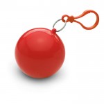 Imperméable publicitaire en boule ronde couleur  rouge
