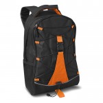 sacs à dos bicolore à sérigraphier couleur  orange deuxième vue