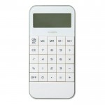 Calculatrice promotionnelle pour entreprises couleur  blanc troisième vue