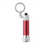 Porte-clés original avec lampe de poche couleur  rouge