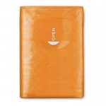 Paquet de mouchoirs en papiers personnalisés couleur  orange deuxième vue