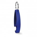 Porte-clés décapsuleur promotionnel pour publicité couleur  bleu