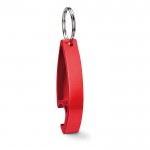 Porte-clés décapsuleur promotionnel pour publicité couleur  rouge