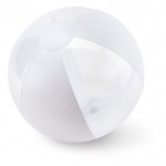 Ballon de plage publicitaire pour offrir couleur  blanc deuxième vue