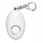 Mini alarme personnelle et porte-clés couleur  blanc