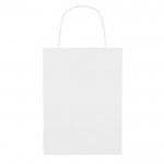 Petit sac en papier personnalisé couleur  blanc deuxième vue