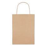 Petit sac en papier personnalisé couleur  beige