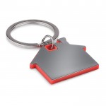 Porte-clés de merchandising en forme de maison couleur  rouge