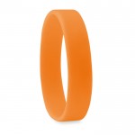 Bracelet en silicone personnalisé couleur  orange