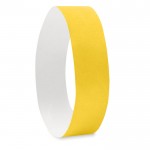Bracelet Tyvek personnalisé couleur  jaune deuxième vue