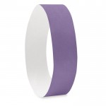 Bracelet Tyvek personnalisé couleur  violet deuxième vue