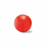 Ballon de plage personnalisé avec logo couleur  rouge