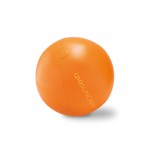 Ballon de plage personnalisé avec logo couleur  orange avec logo