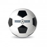 Ballon de football promotionnelle couleur  blanc avec logo