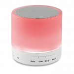 Haut-parleur pour entreprises circulaire Bluetooth LED couleur  blanc deuxième vue