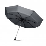 Élégant parapluie pliant personnalisé couleur  gris quatrième vue