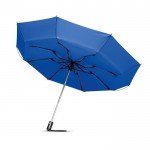 Élégant parapluie pliant personnalisé couleur  bleu roi  quatrième vue