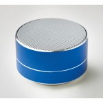 Enceinte Bluetooth élégante pour publicité couleur  bleu roi  troisième vue
