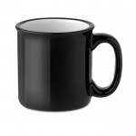 Tasses avec logo de style vintage 290ml couleur  noir
